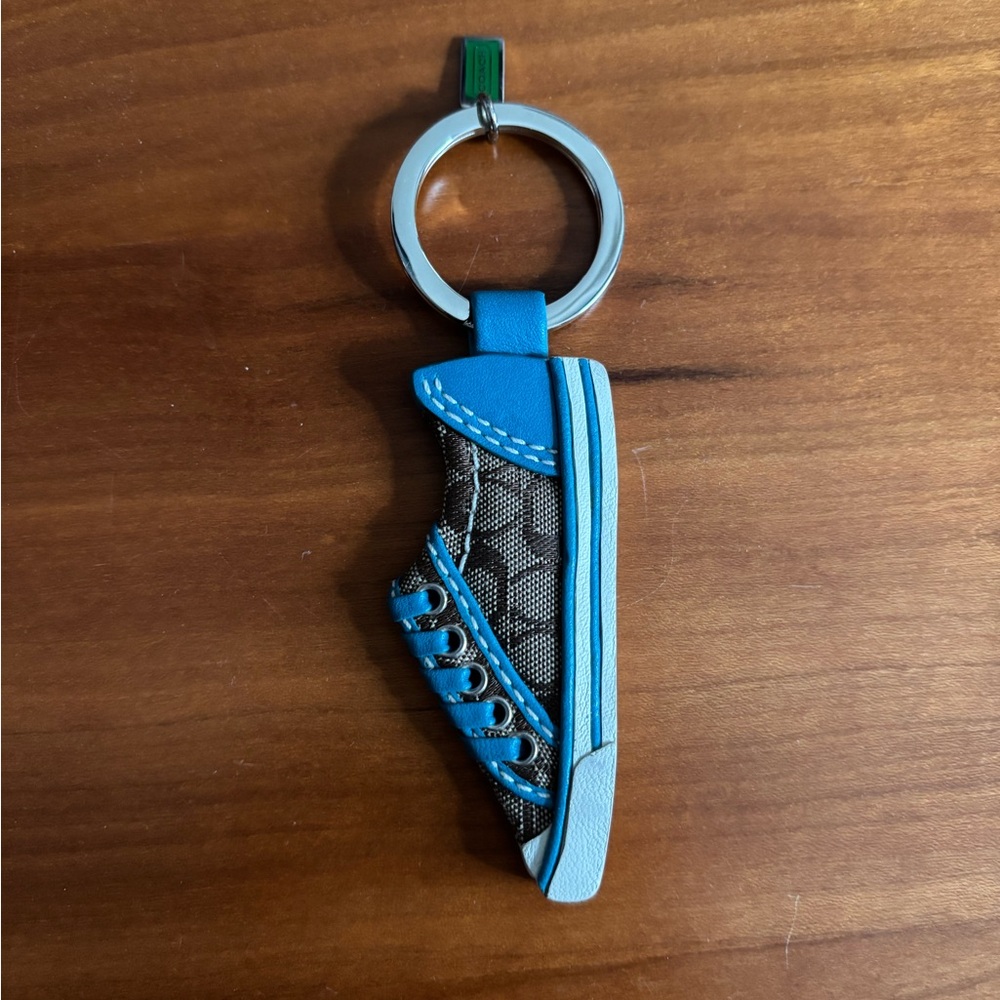 Coach Vintage Signature Sneaker Key Fob Charm - Picture 2 of 4